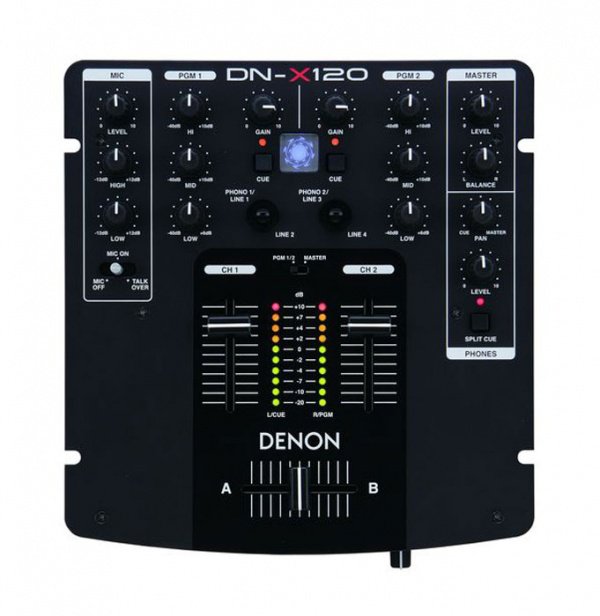 DENON / DN-X120E2 / 2-канальный DJ-микшер