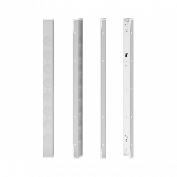 K-ARRAY / KV52W I / Ультратонкий алюминиевый элемент линейного массива, 50 см, 8 x 1&quot;, 150Вт, белый