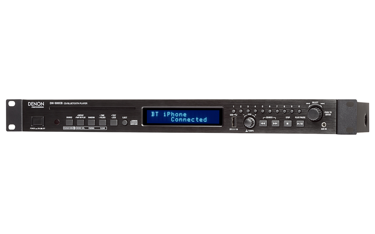 DN-500CB / CD/Медиа проигрыватель с Bluetooth/USB/Aux входами и RS-232c / DENON