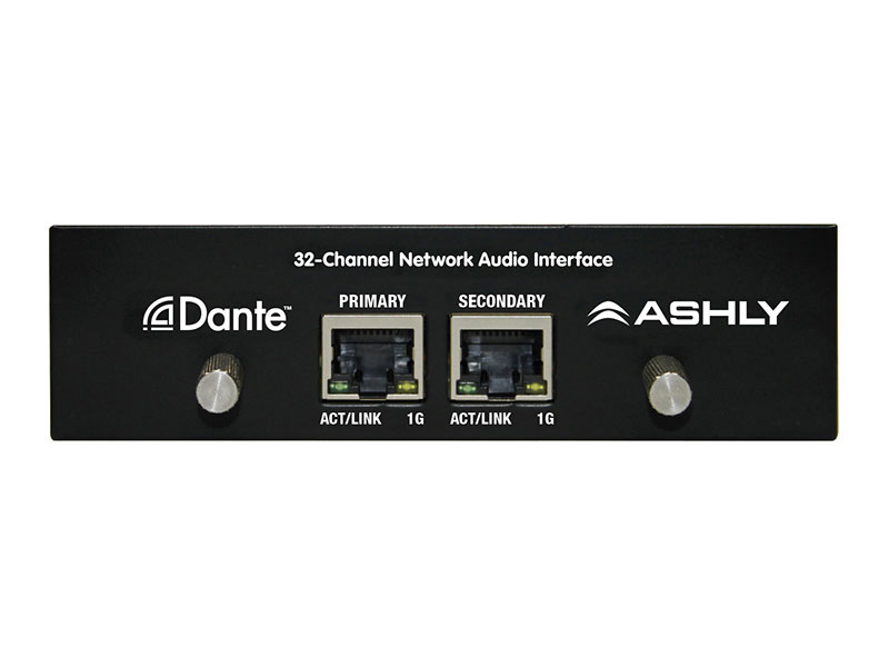 ASHLY / Dante-32 / Сетевой аудио интерфейс Dante™ для микшеров digiMIX