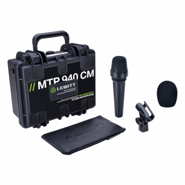 LEWITT / MTP940CM/вокальный конденсаторный микрофон с большой диафрагмой, 3 диаграммы направленности