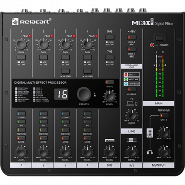 MIXX8.6 / 8-канальный цифровой микшер / RELACART
