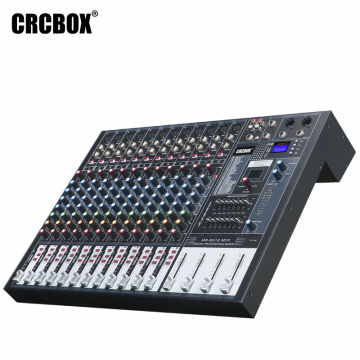 CRCBOX / MR-8312 / Аналоговый микшер, 12 входов, 3-полосный эквалайзер, Bluetooth