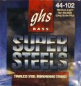 ML5000/Струны для бас-гитары; (44-63-80-102); круглая обмотка; нержавеющая сталь с покрытием/GHS