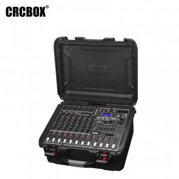CRCBOX / CB-750 / Аналоговый активный микшер, 6 моно каналов, 1 стееро канал, 2 группы, 2 x 700 Вт