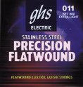 800/Струны для электрогитары; нержавеющая сталь; плоская обмотка; (11-14-22-28-36-46)/GHS