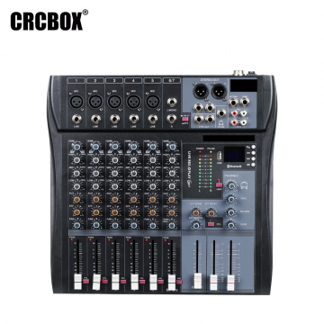 CRCBOX / MR-60S / Аналоговый микшер, 5 моно входов, 1 стерео вход, 3-полосный эквалайзер, 1 FX
