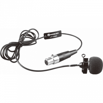 LM-C550 / петличный всенаправленный конденсаторный микрофон, частотная хар-ка: 60Гц-12кГц / RELACART