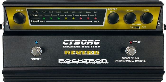 CYBORG REVERB/Педаль эффектов REVERB цифровая гитарная/ROCKTRON
