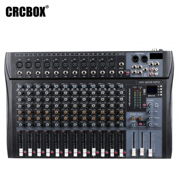 CRCBOX / MR-120S / Аналоговый микшер, 11 моно входов, 1 стерео вход, 3-полосный эквалайзер, 1 FX