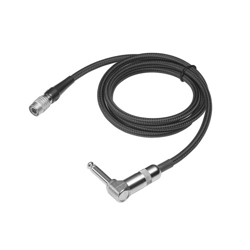 AT-GRCWPRO/Гитарный кабель с угловым JACK для поясного передатчика/AUDIO-TECHNICA