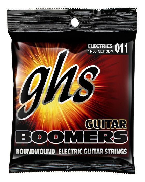 GBM/Струны для электрогитары; никел.сталь; кругл.обм.; (11-15-18-26-36-50); Boomers/GHS