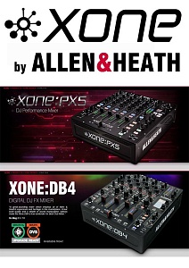 ALLEN&HEATH  DJ микшеры серии XONE - XONE:DB4 и XONE:PX5